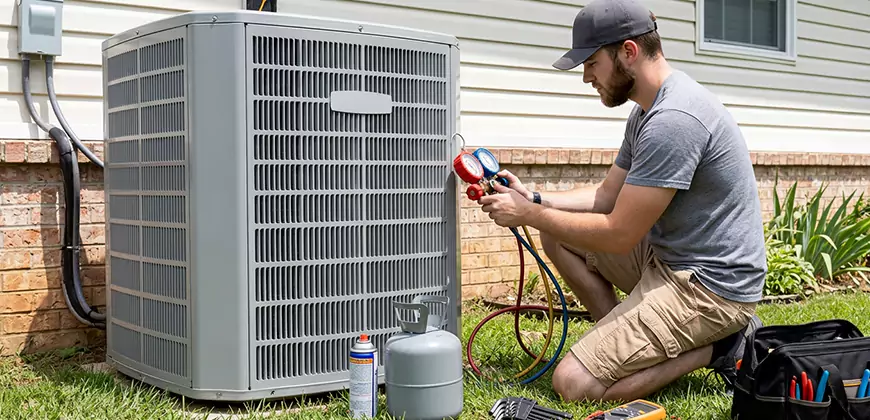 Emergency Air Conditioning Retrofit in Vista