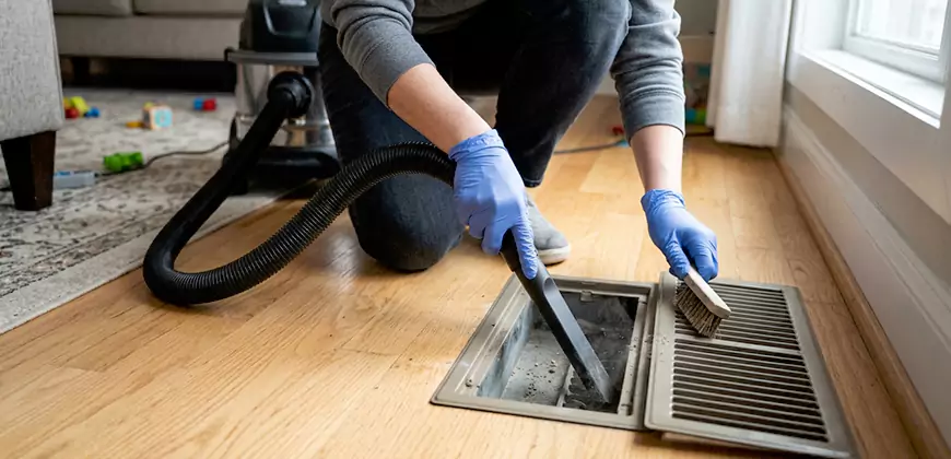 Ducted Heating Filter Cleaning in Vista
